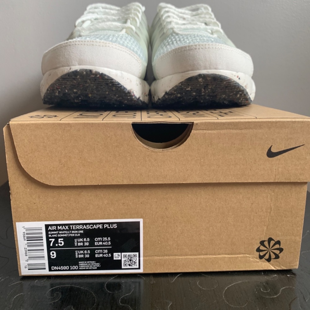 Nike Air Max Terrascape Plus Size 7.5 White Light Iron Ore - Picture 4 of 7